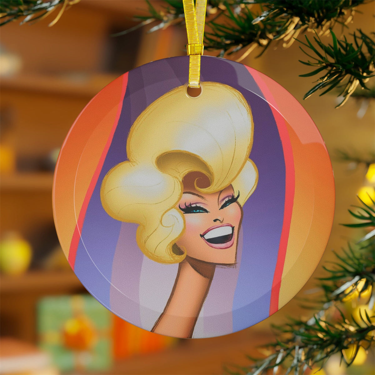 Funky Glass Ornaments HUNTEES