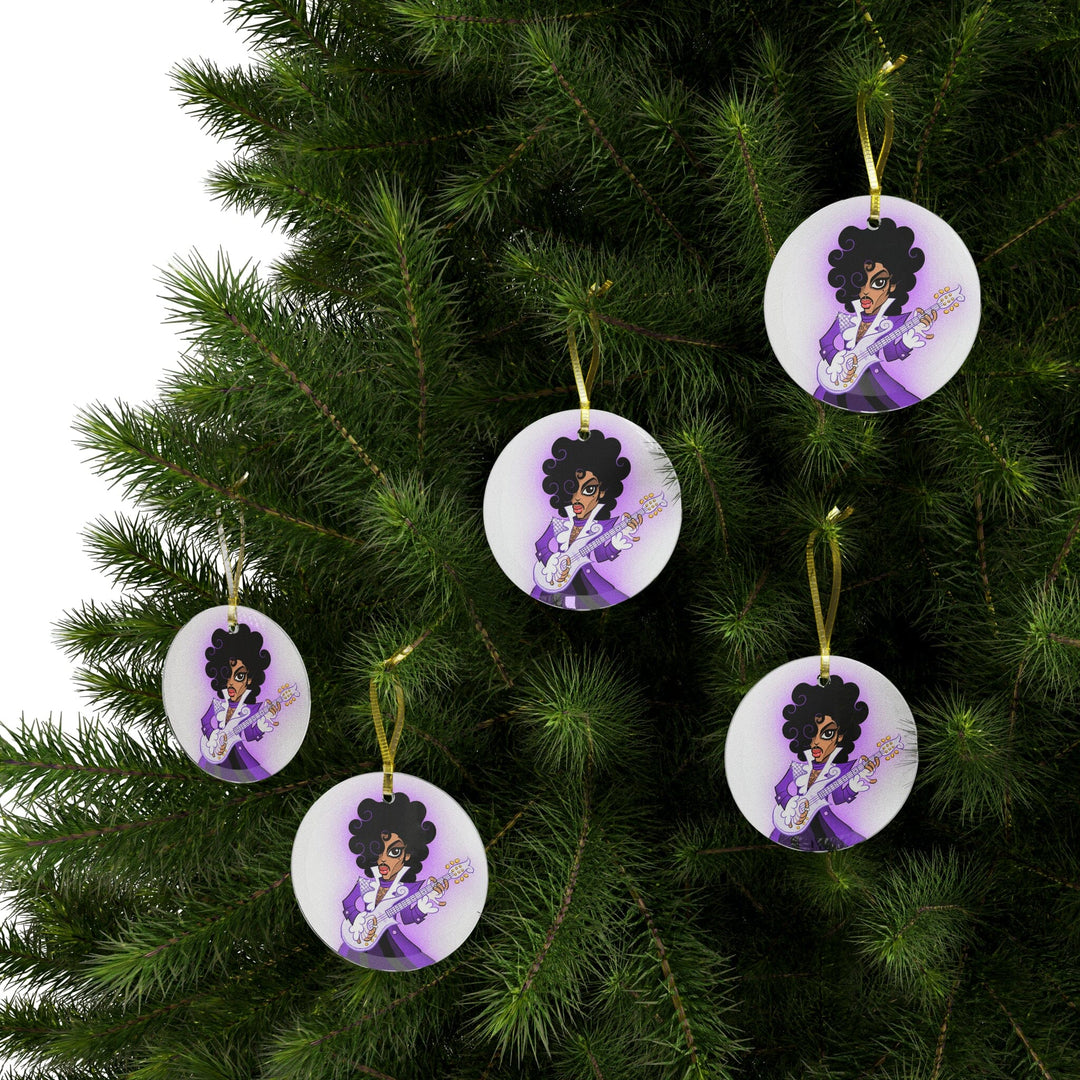 Purple royalty - Glass Ornaments