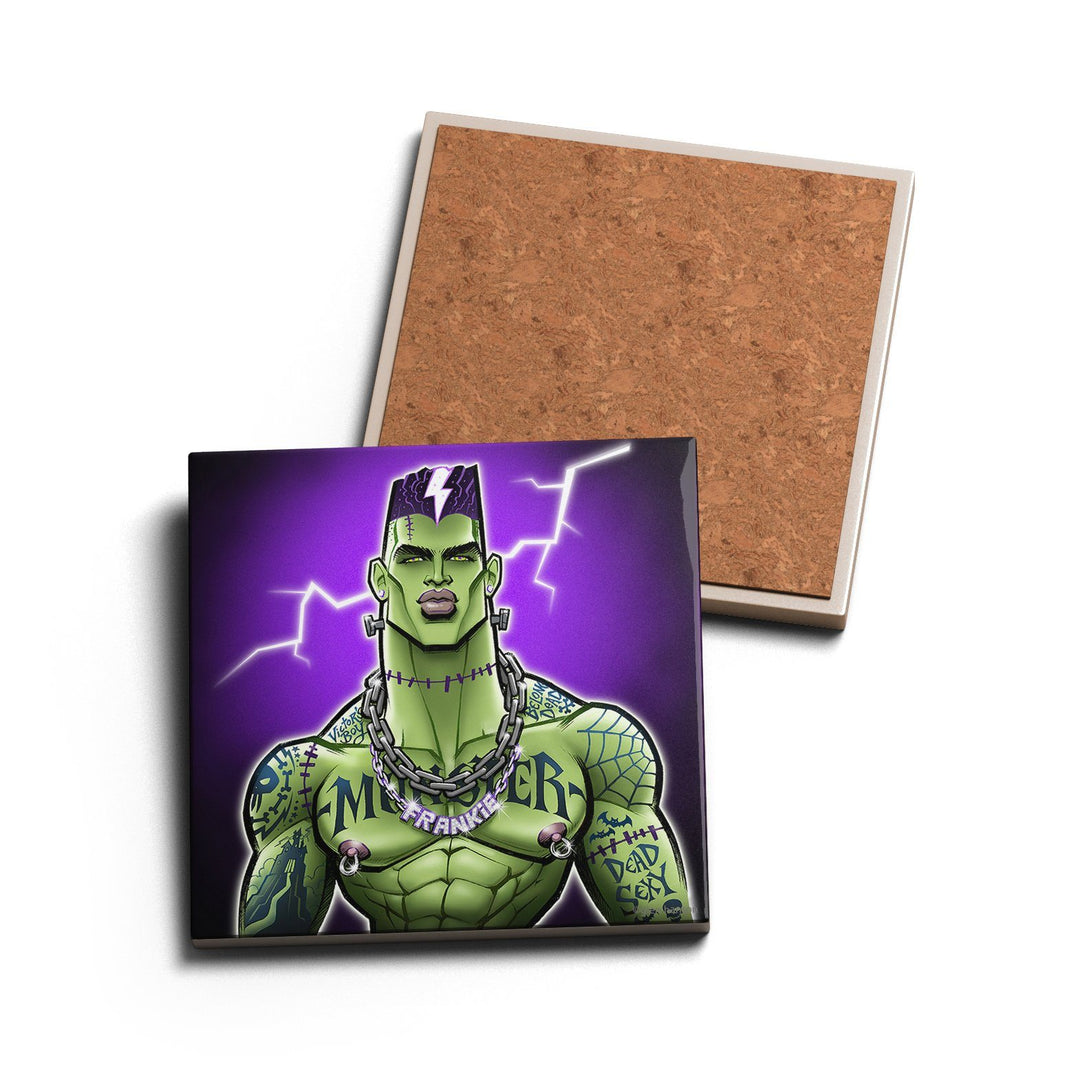 FRANKENHUNK • CERAMIC COASTER