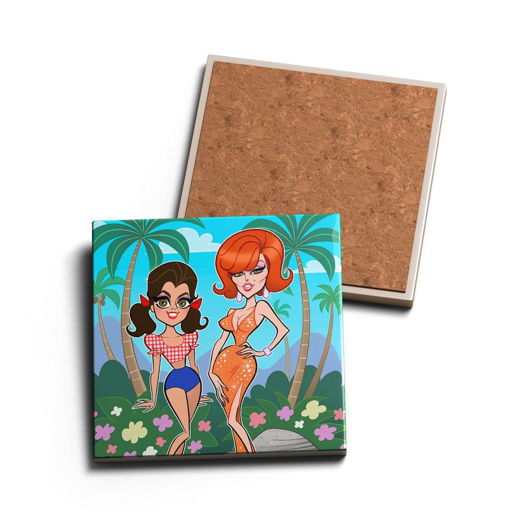 ISLAND GIRLS • CERAMIC COASTER