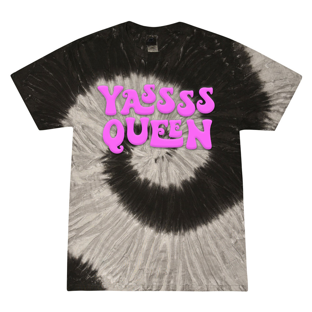 YASSSS QUEEN • TIE DYE TEE