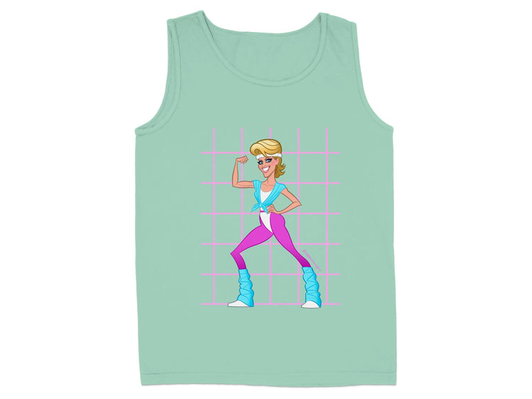 80s Workout Cartoon Character Tank Top product