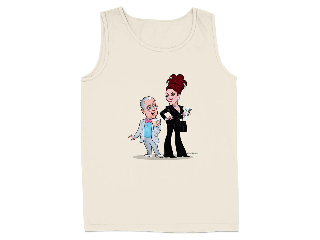 Humorous Cartoon Characters Graphic Tank Top product type