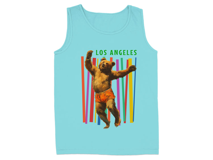 Los Angeles Bear in Orange Shorts Tank Top product type