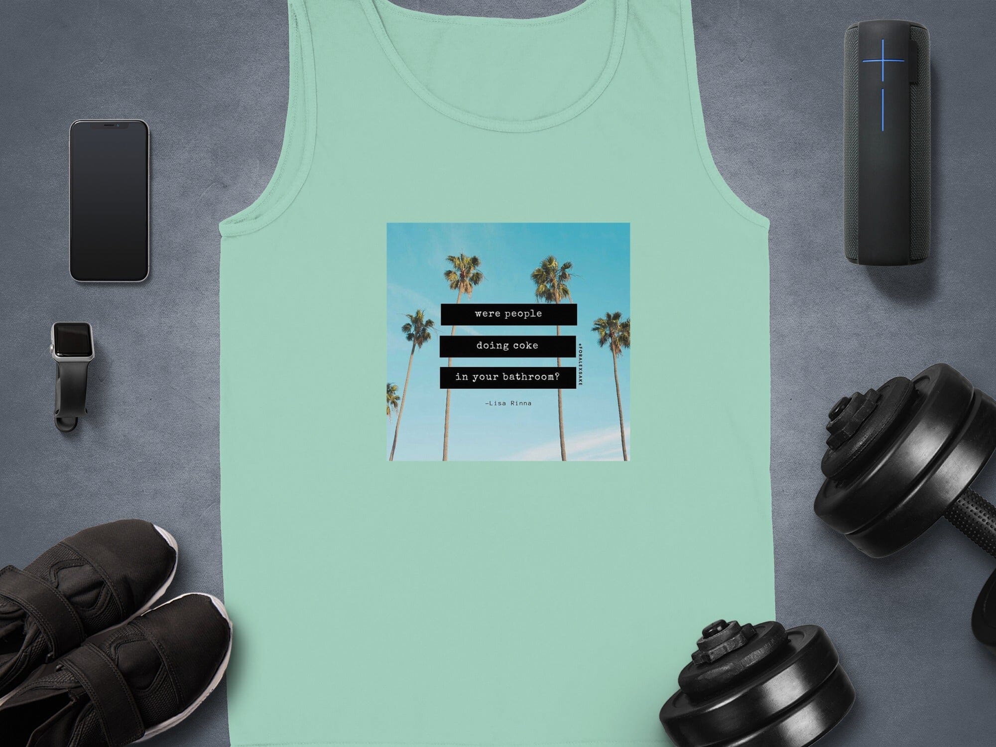 Were People Doing Coke Unisex Tank Top Product