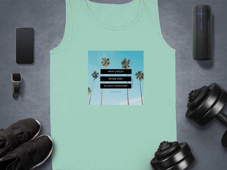 Were People Doing Coke Unisex Tank Top Product