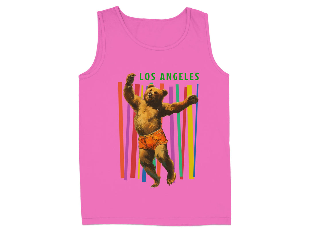 Vibrant Los Angeles Bear Design Tank Top product