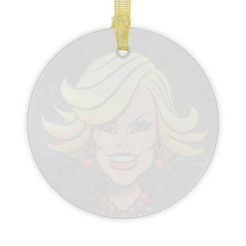 Funny Lady - Glass Ornaments