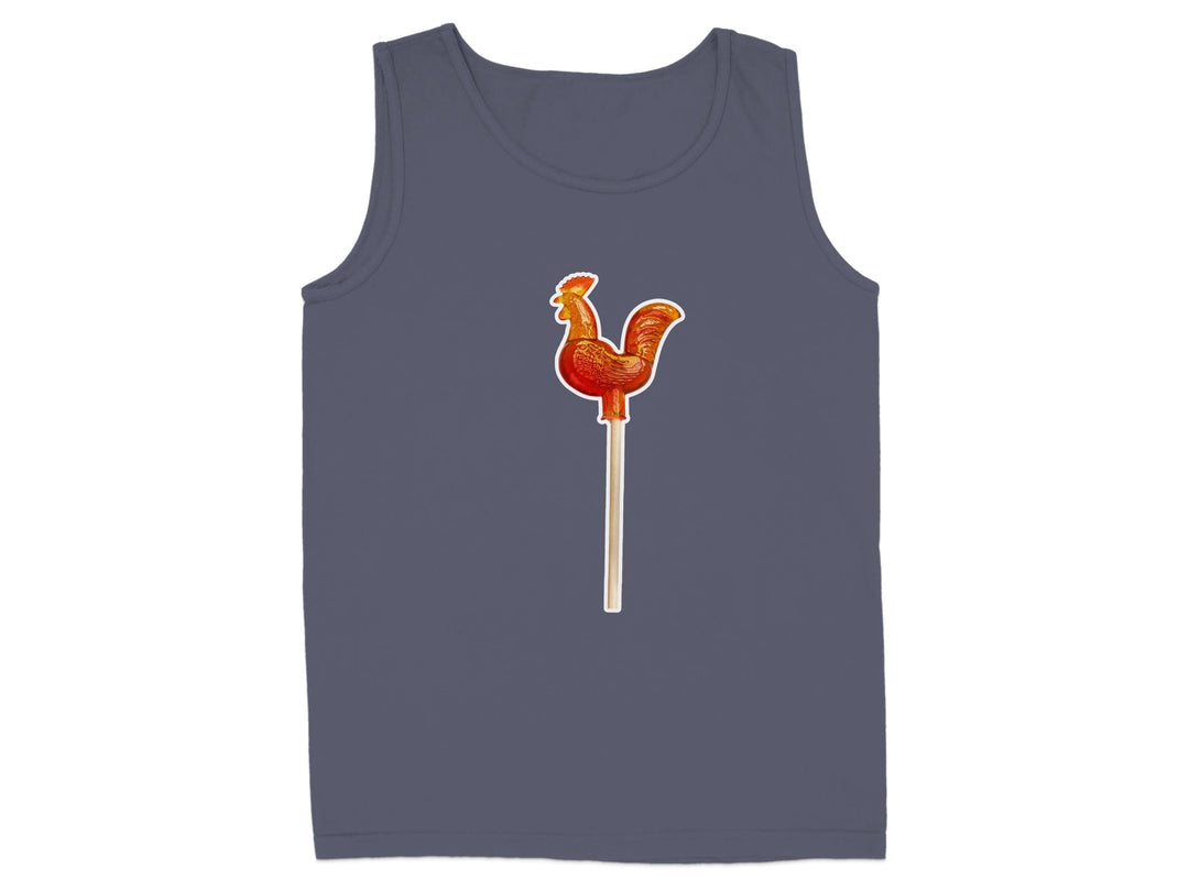 Comfortable Tank Top with Cute Rooster Lollipop product type