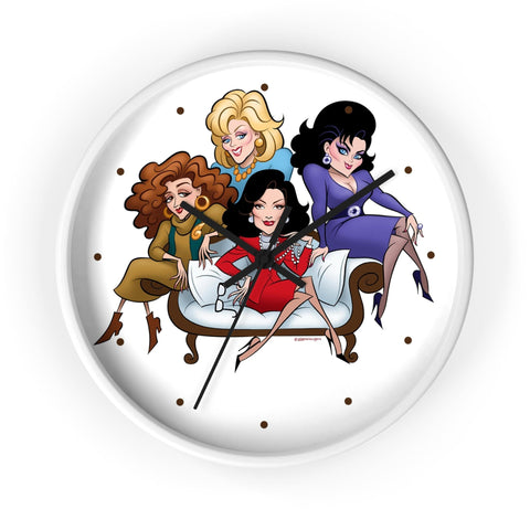 SOUTHERN BELLES • Wall clock