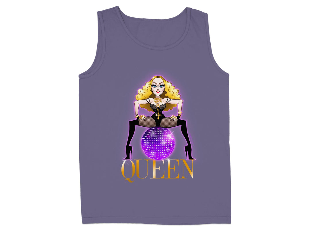 Queen Graphic Tank Top Retro Inspired Design product type