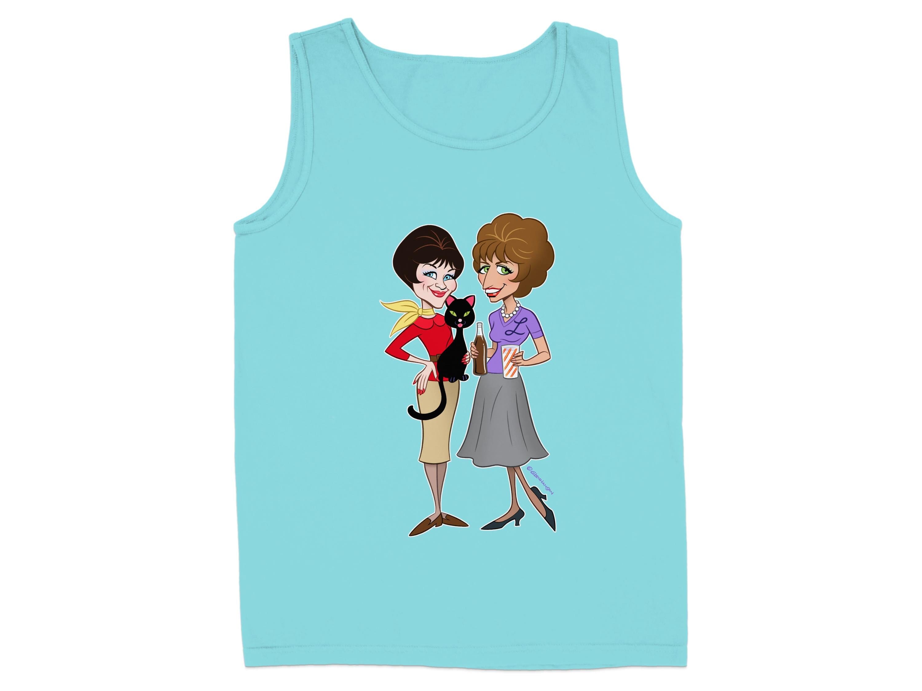 Cartoon Friends Graphic Sleeveless Top product