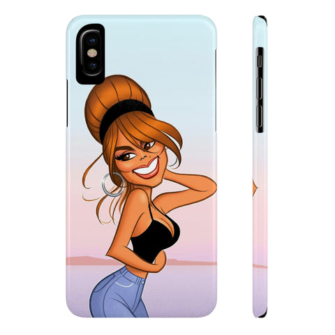 Never - Slim iPhone Cases