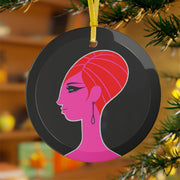 Funny Girl - Glass Ornaments