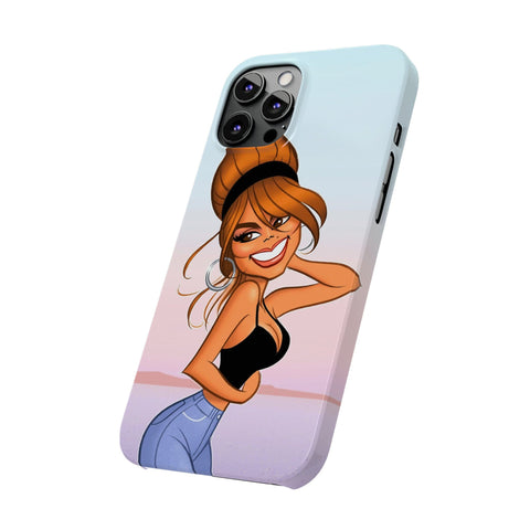 Never - Slim iPhone Cases