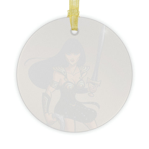 Battle Babe - Glass Ornaments