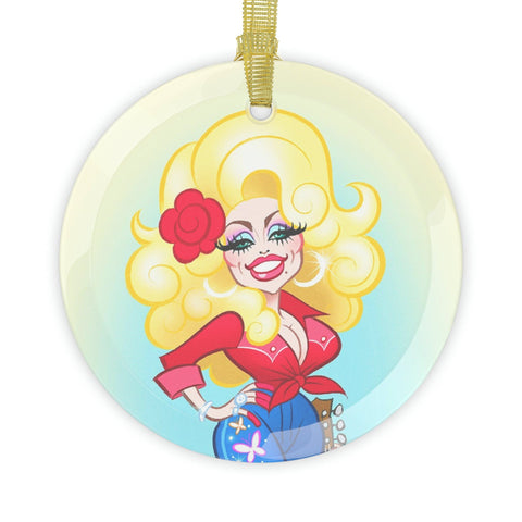 Country Girl - Glass Ornaments