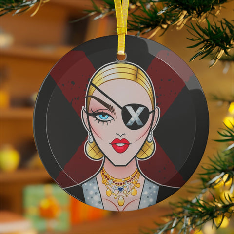 Spy Lady - Glass Ornaments