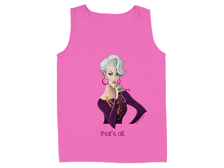 Pink Tank Top Featuring Stylish Female Figure product type