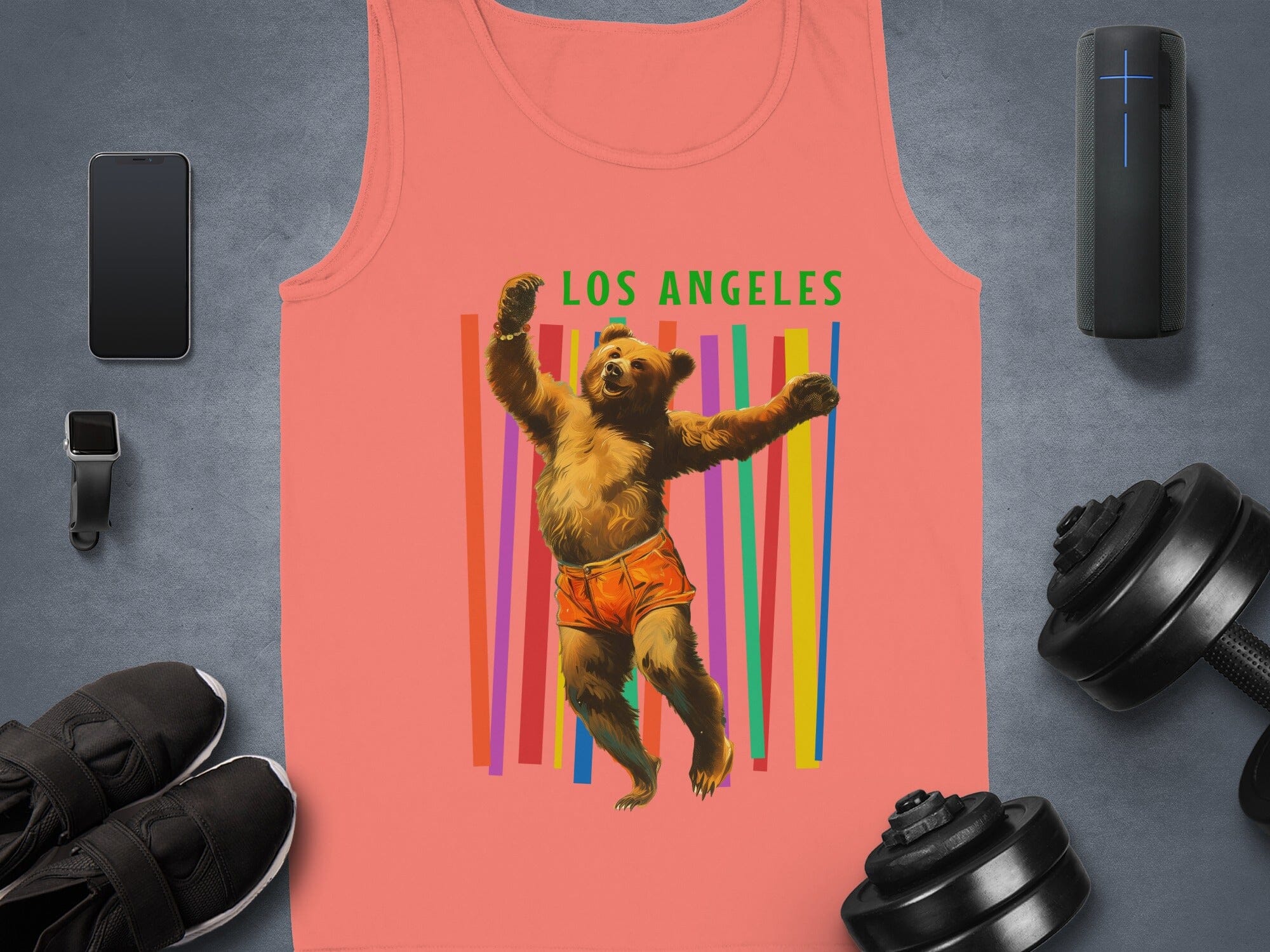 Los Angeles Bear Graphic Print Tank Top product type