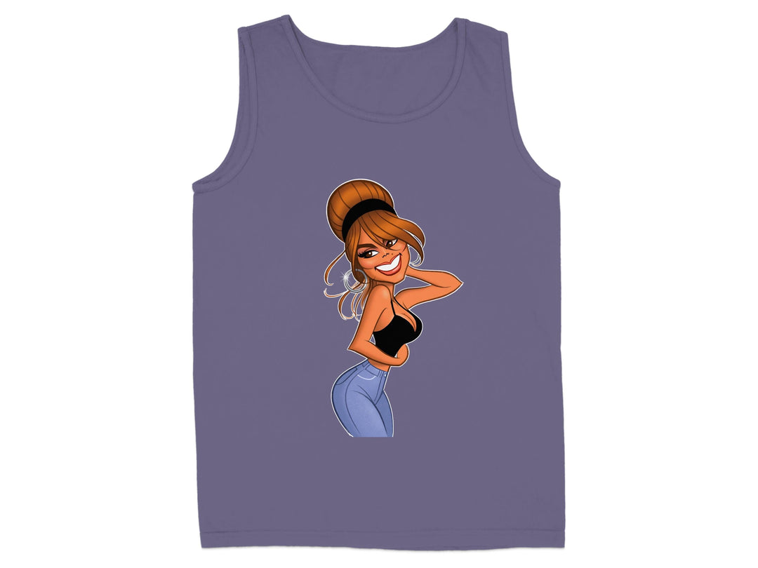 Stylish Cartoon Character Tank Top product type