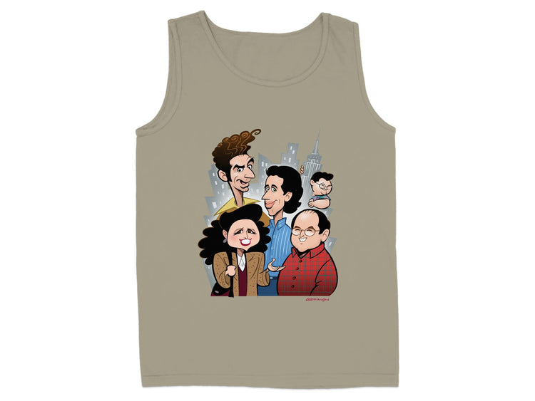 Cartoon Friends Design on Gray Sleeveless Shirt product