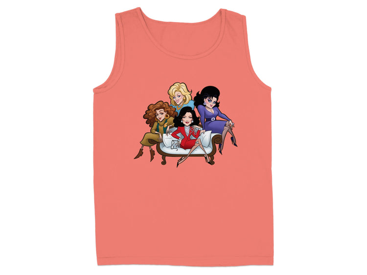 Iconic Cartoon Characters Print Tank Top product