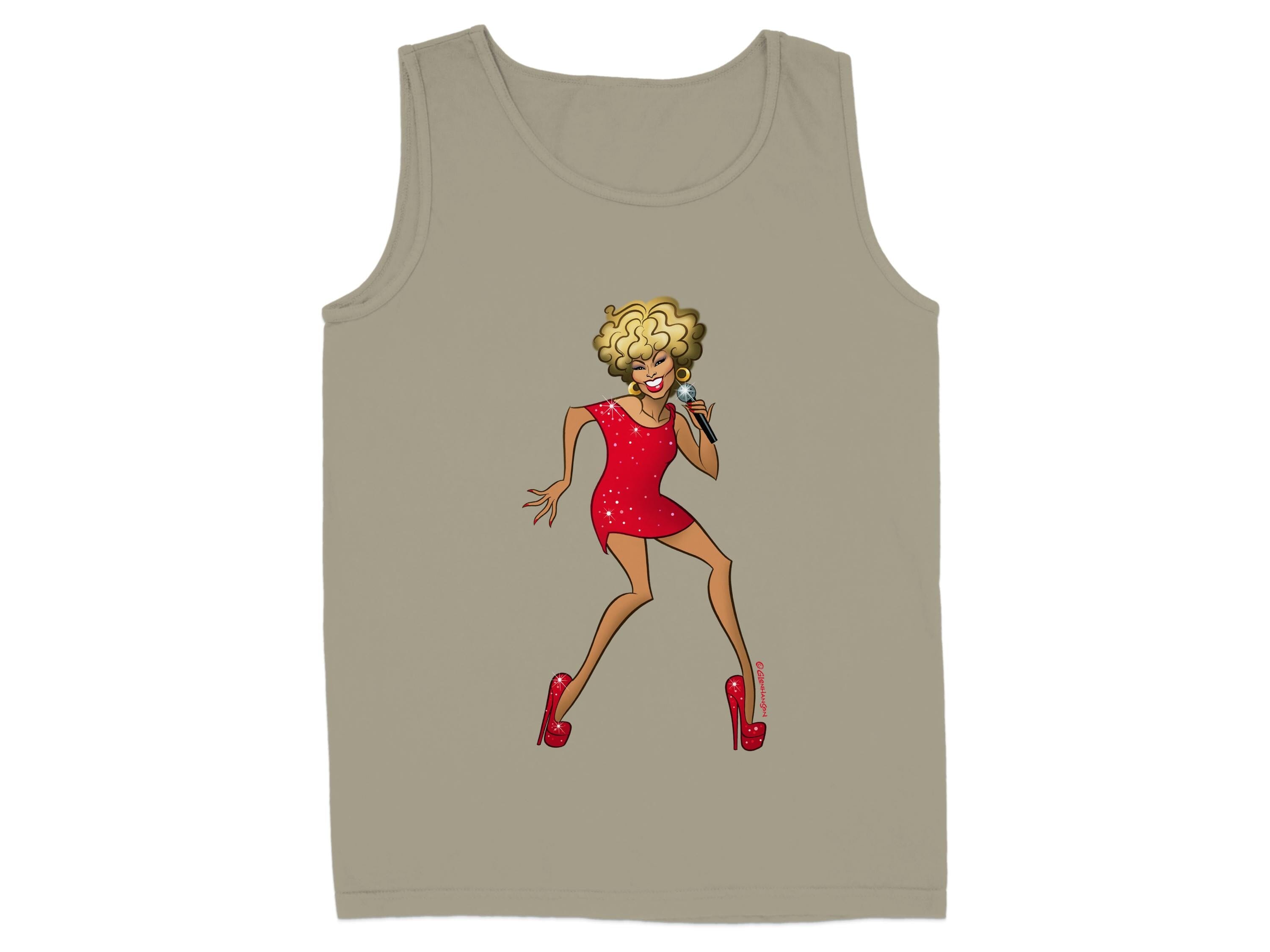 Stylish Illustrated Celebrity Tank Top product type