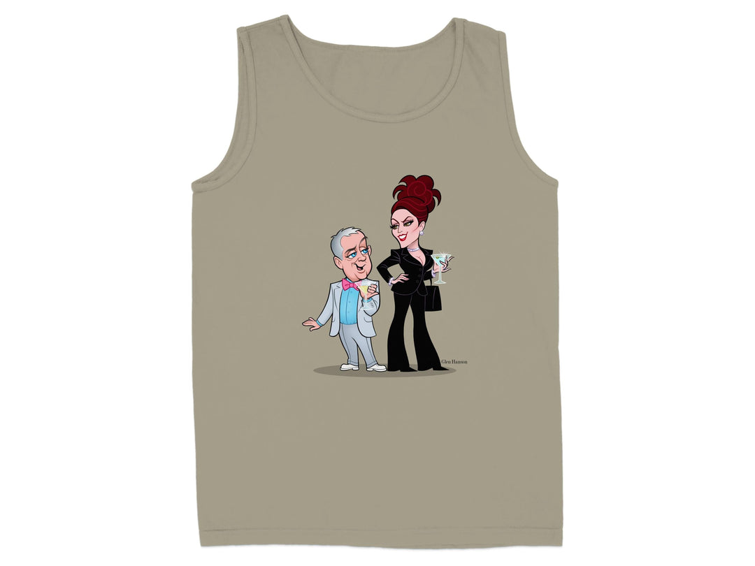 Quirky Illustrated Characters Tank Top product type