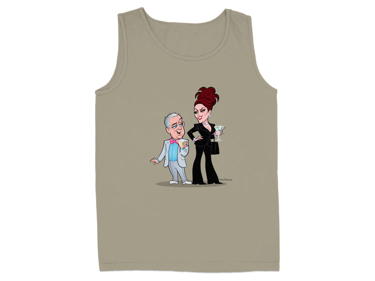 Quirky Illustrated Characters Tank Top product type