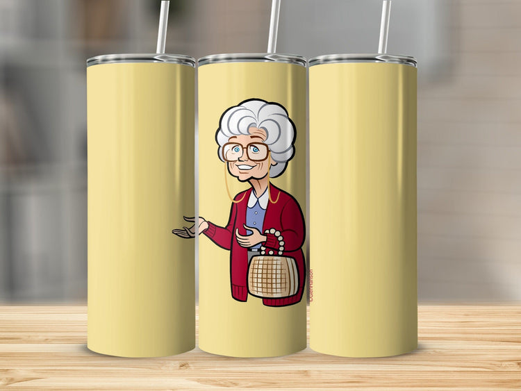 Funny Grandma Cartoon Character Tall Tumbler product