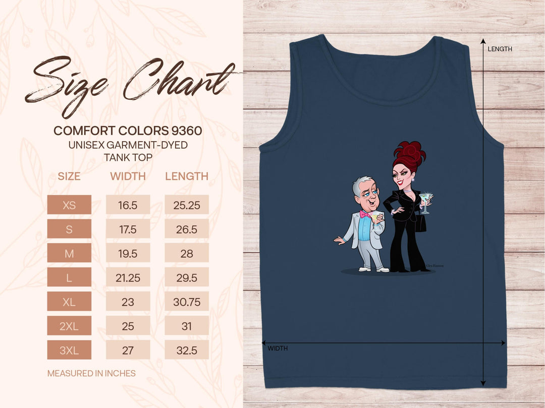 Funny Cartoon Characters Unisex Tank Top product type