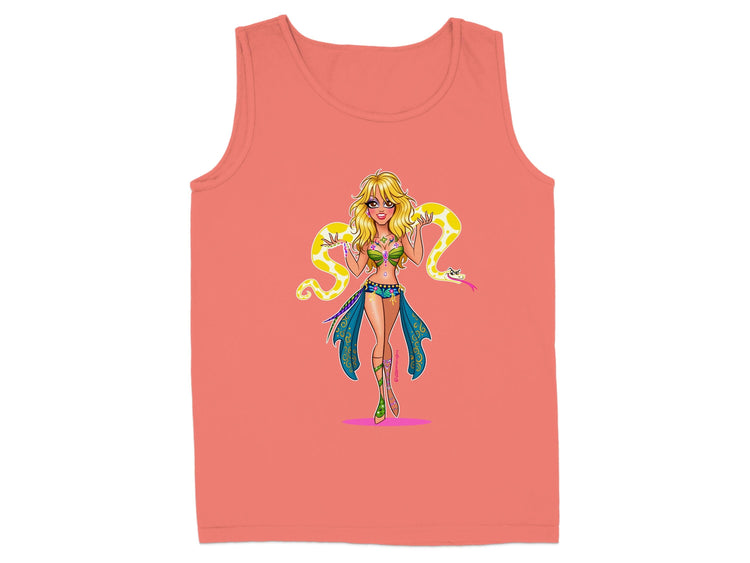 Animated Blonde Character Print Sleeveless Tank product