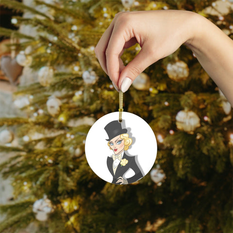 Tux - Glass Ornaments