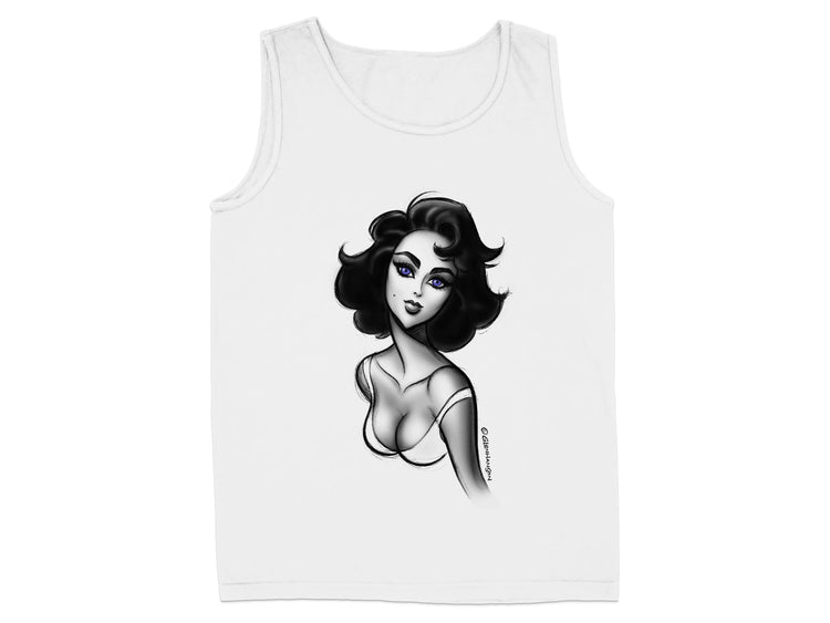 Vintage Glamorous Woman Art Tank Top product type