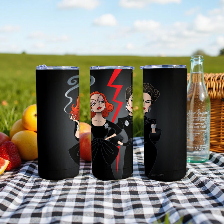 Vibrant Cartoon Characters Design Tumbler product