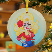 Country Girl - Glass Ornaments