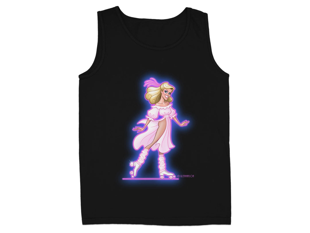 Neon Roller Skating Character Design Tank Top product type