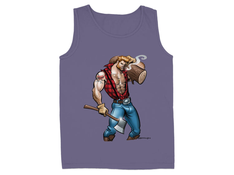 Trendy Lumberjack Design Sleeveless Tank Top product