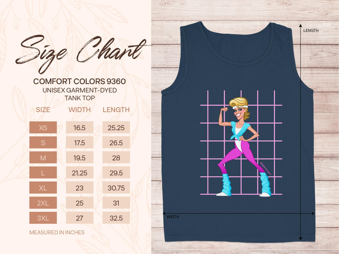 Retro Workout Graphic Tank Top Unisex Tank Top product type