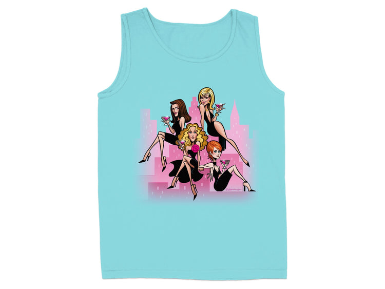 Stylish Cartoon Character Graphic Tank product type