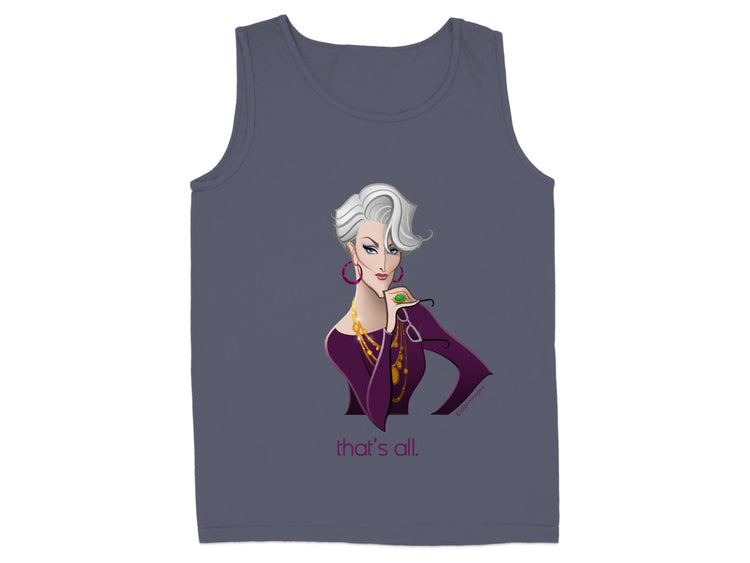 Iconic Fashion Diva Illustration on Trendy Tank Top