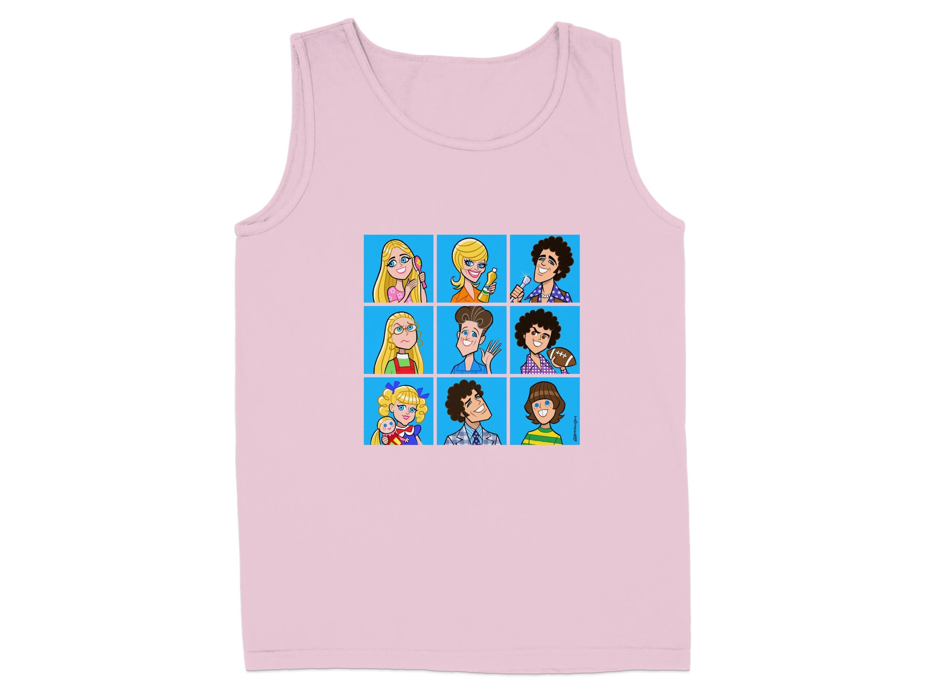 Colorful Graphic Characters Design Tank Top Product