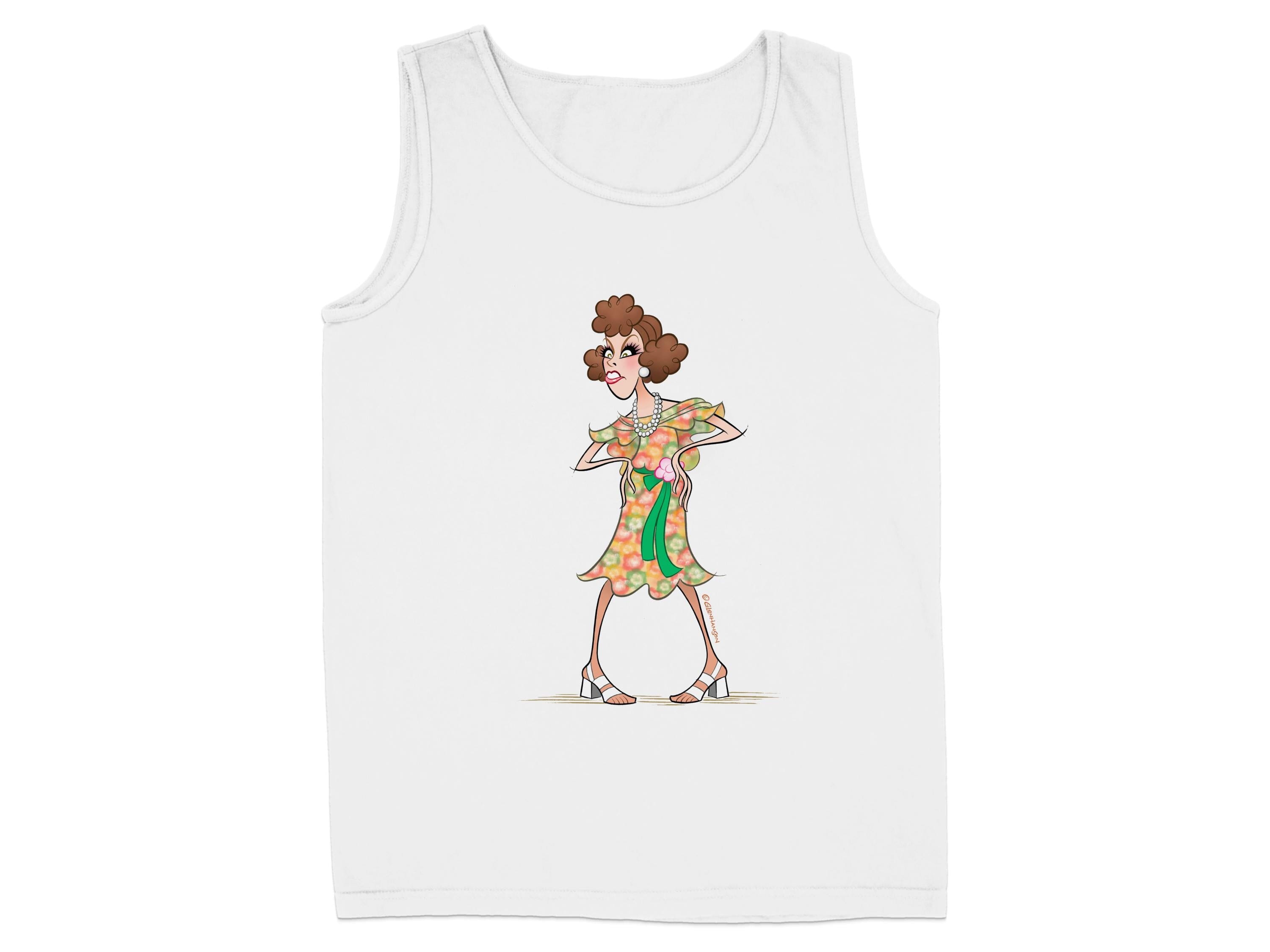 Funky Cartoon Character Tank Top Fun Clothing product