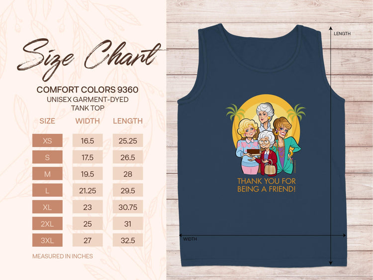 Thank You For Being A Friend Tank Top product type