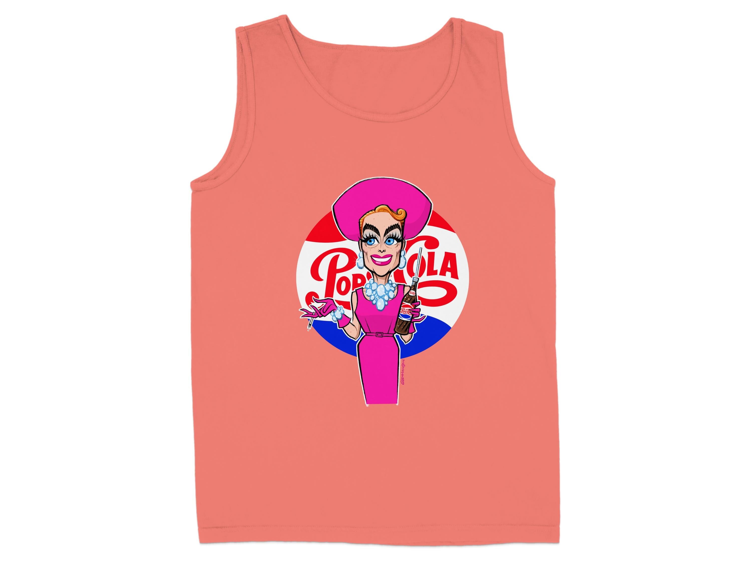 Pop Cola Drag Queen Fun Cartoon Graphic Tank Top Product