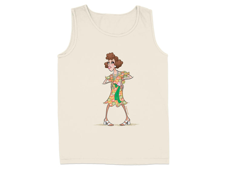 Quirky Cartoon Character Print Sleeveless Tank product type