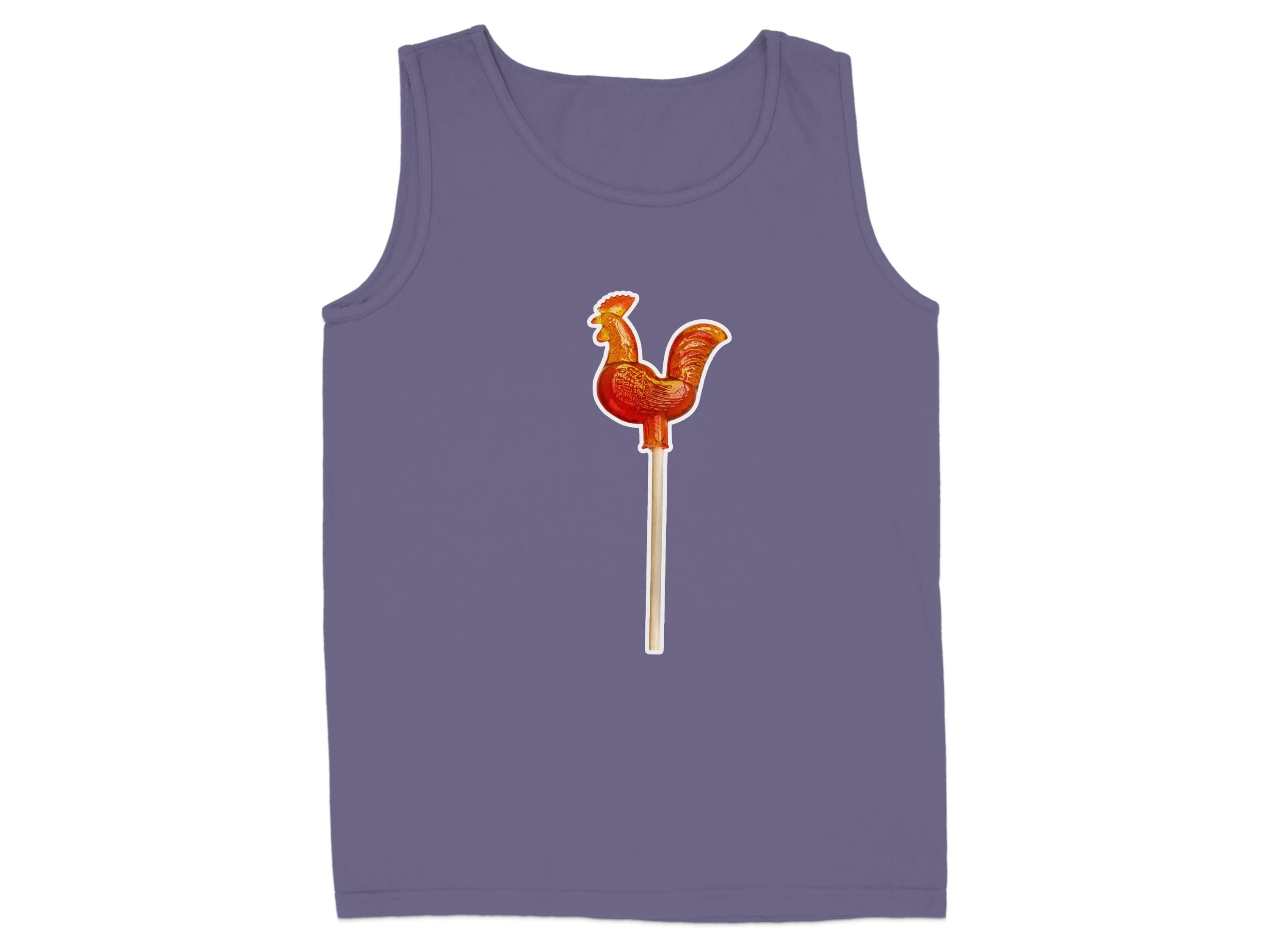 Rooster Shaped Lollipop Design Tank Top Product