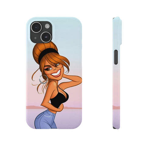 Never - Slim iPhone Cases