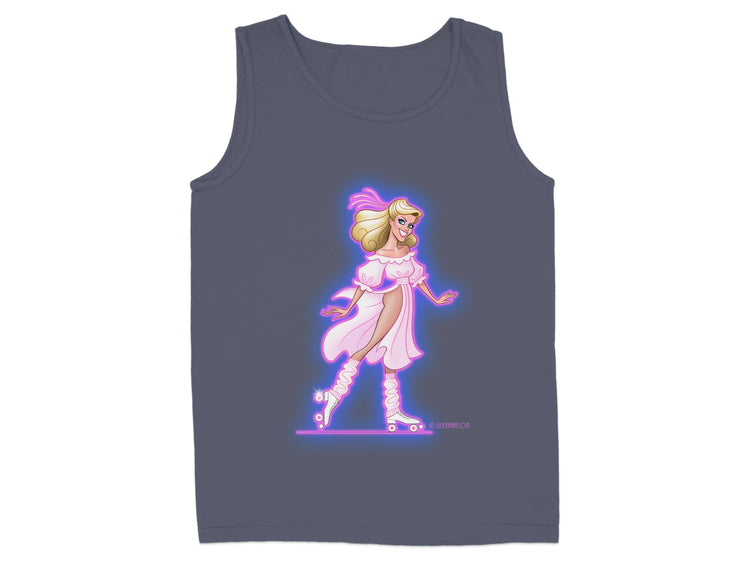Retro Cartoon Character Roller Skating Tank Top product type